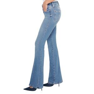 Good American Flared Jeans in Indigo 456 Size 27